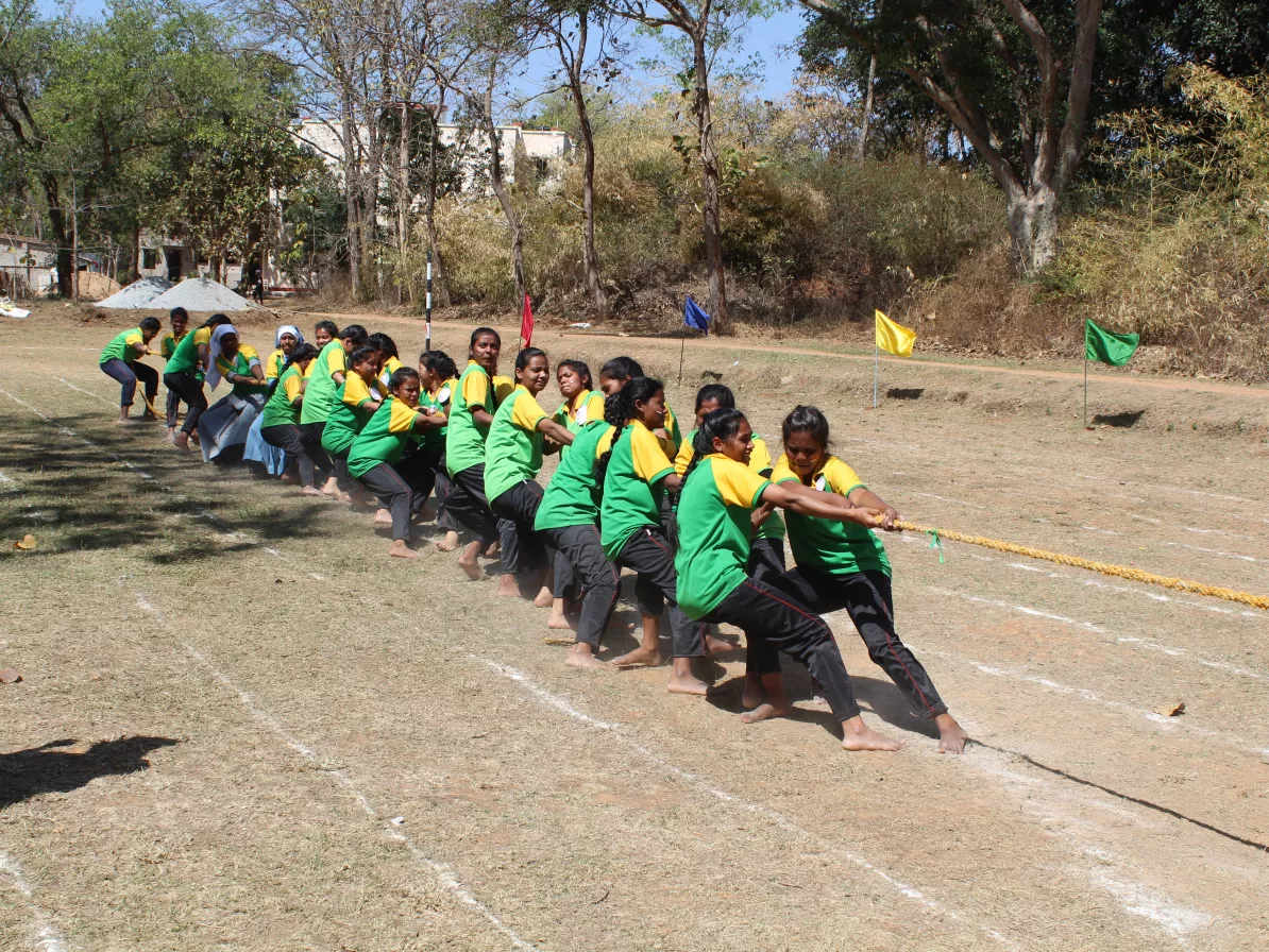 National Nurses Week festivities at Constant Lievens School of Nursing include a rigorous tug-of-war competition.National Nurses Week is held in the month of May–Florence Nightingale's birthday–an